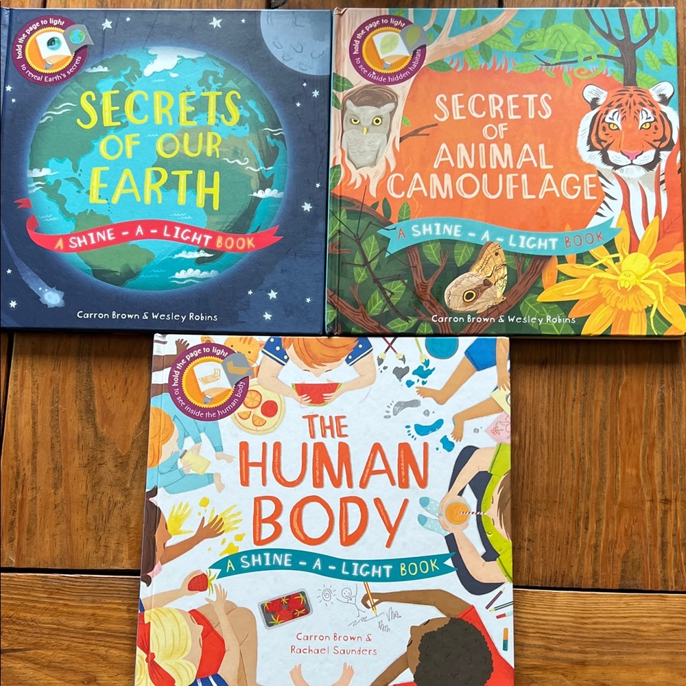 Book Set - Secrets of Our Earth, Animal Camouflage, Human Body